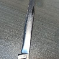  Българско дегустационно  ножче от по - дългите , неръждавейка Велико Търново , снимка 5 - Ножове - 37170486