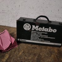 Метален куфар тип сандък за съхранение на инструменти. Марка: METABO / ОРИГИНАЛ!!!  Две закопчалки и, снимка 1 - Куфари с инструменти - 44482351