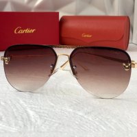 Cartier 2023 мъжки слънчеви очила авиатор унисекс дамски слънчеви очила, снимка 3 - Слънчеви и диоптрични очила - 42830162