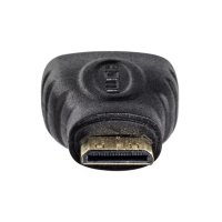 64.Преходник Mini HDMI(м) към HDMI Type-A (Full-Size) (ж),черен.НОВ, снимка 2 - Кабели и адаптери - 44352792