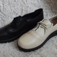 Обувки еко кожа, два цвята, код 71/ББ1/28, снимка 5 - Дамски ежедневни обувки - 42258535