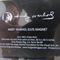Метален магнит от Лондон-Елвис Пресли, Великобритания-, снимка 4 - Колекции - 44329614