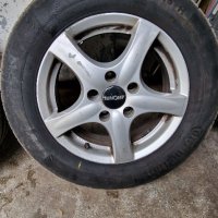 Продавам джанти 5x112 R15 ронал с летни гуми 195/60/15, снимка 4 - Гуми и джанти - 40348703