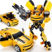 Интерактивна детска играчка робот, Трансформърс - 200*180*85 мм./ Цвят: жълт , снимка 5 - Други - 42162856
