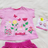 Лот блузка, пола и две ластичета за коса Барби размер 80см.  , снимка 2 - Комплекти за бебе - 29309494