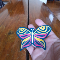 Стара емблема Пеперуда, снимка 2 - Други ценни предмети - 36499682