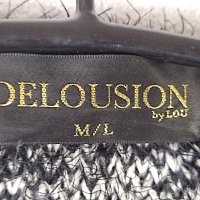 Delousion cardigan M/L, снимка 6 - Жилетки - 37801850