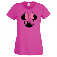 Дамска тениска Minnie Head 3 Подарък,Изненада,Рожден ден,, снимка 8 - Тениски - 36530087