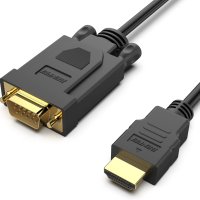 Benfei HDMI към VGA, мъжко към мъжко, позлатени конектори, 3 метра , снимка 1 - Кабели и адаптери - 40249319
