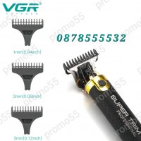 Професионална безжична машинка тример за подстригване оформяне VGR-082, снимка 2 - Тримери - 39532559