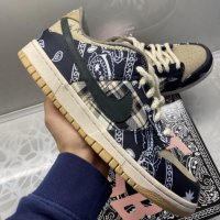 Nike SB Dunk Low Travis Scott (Special Box) Мъжки/Дамски Кецове, снимка 3 - Кецове - 36875052