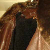 Мъжко кожено палто, естествена кожа, снимка 2 - Якета - 35094357