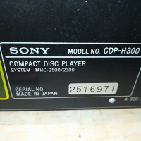 SONY CDP-H300 MADE IN JAPAN 2204221934, снимка 9 - Ресийвъри, усилватели, смесителни пултове - 36539854
