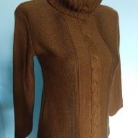 Вълнен пуловер / поло с плетеници "G.Point", снимка 1 - Блузи с дълъг ръкав и пуловери - 16305457