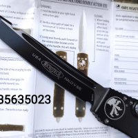Автоматичен нож Microtech Halo 5 / танто /, снимка 10 - Ножове - 35595399