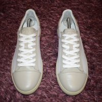 Belstaff Wanstead Sneakers Mens In White Canvas and Leather Sz 43, снимка 6 - Ежедневни обувки - 29351528