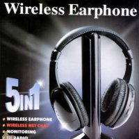Безжични слушалки 5 в 1, снимка 3 - Слушалки и портативни колонки - 29818230