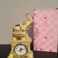 Настолен часовник Слон - Нов, 20 см, снимка 2 - Декорация за дома - 30540931