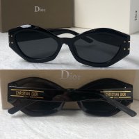 Dior 2023 дамски слънчеви 2 цвята черни прозрачни , снимка 1 - Слънчеви и диоптрични очила - 40474436