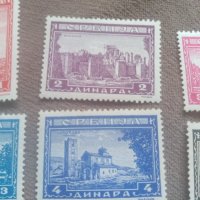 1942 Пощенски марки Сърбия-манастири Немска окупация , снимка 3 - Филателия - 44490808