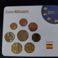 Испания 2001 - Евро сет - комплектна серия от 1 цент до 2 евро, снимка 1 - Нумизматика и бонистика - 44297314