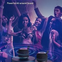 Нов Bluetooth Мини Безжичен високоговорител RGB светлини 360° Колонка музика, снимка 6 - Тонколони - 42316054