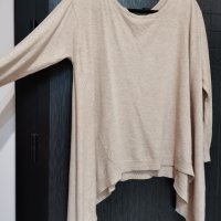Бежова блуза/туника Zara , снимка 6 - Блузи с дълъг ръкав и пуловери - 34504035