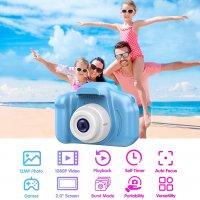 Дигитален детски фотоапарат STELS W300, 64GB SD, Игри, Розов/Син/Зелен, снимка 9 - Фотоапарати - 40239250