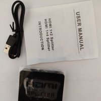 HDMI разклонител/сплитер splitter, снимка 1 - Части и Платки - 38125324