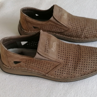 💕🧸Висококачествени антистрес бежови мъжки обувки Rieker №46, снимка 1 - Ежедневни обувки - 44551114