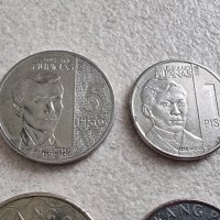 Монети. Филипини. 1, 1, 5, 5  песо . 4 бр. Различни монети., снимка 3 - Нумизматика и бонистика - 39776630