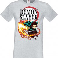 Мъжка тениска Demon Slayer Tanjiro Kamado 01,Анимация,игра,Празник,Повод,, снимка 5 - Тениски - 38075869