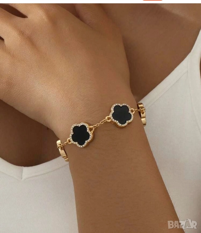 Гривна с детелини, снимка 1