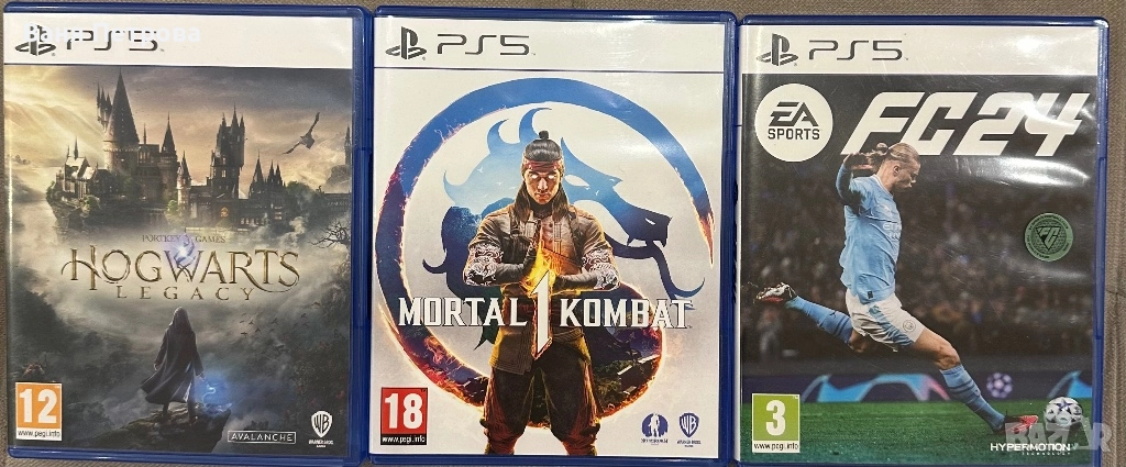 Hogwarts Legacy Mortal Kombat 1 FC FIFA 24, снимка 1