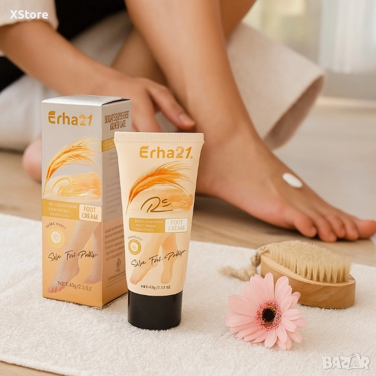 Интензивен крем за крака Erha21 – Хидратира, възстановява, омекотява, снимка 1