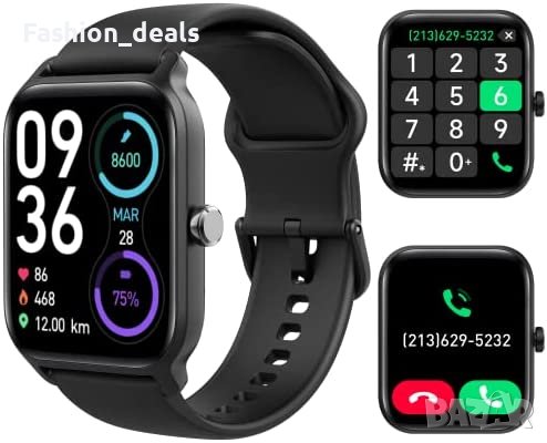 Нов Смарт часовник за мъже фитнес тракер за Android iOS смартфон, снимка 1