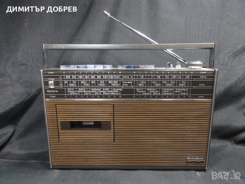 СТАР РЕТРО РАДИО КАСЕТОФОН SABA RCR 354 GERMANY, снимка 1