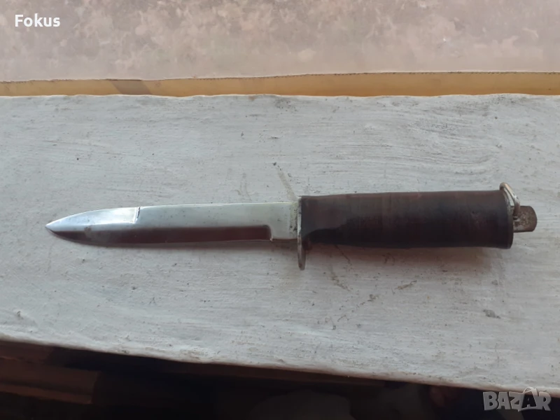 Много рядък японски военен боен нож WW2 Втора световна война, снимка 1