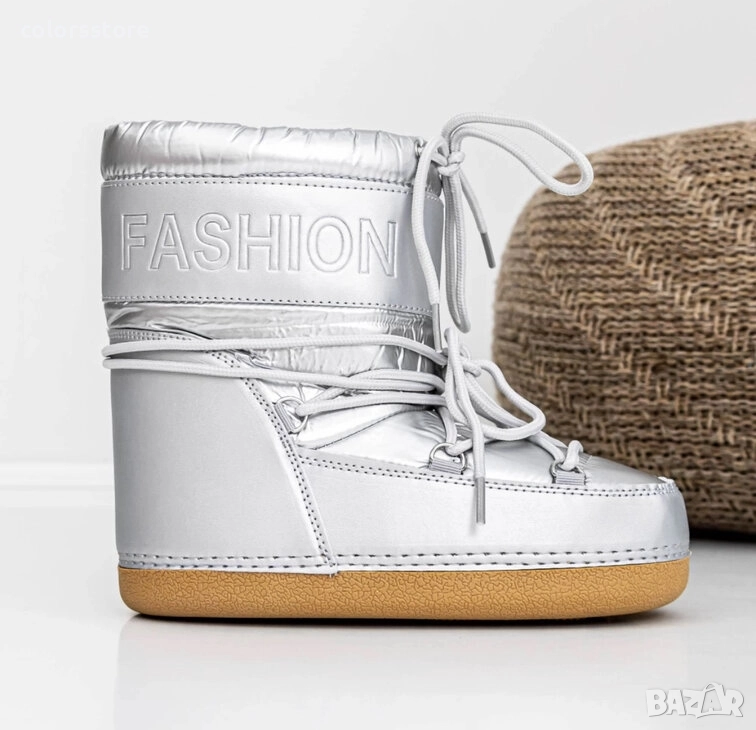 Апрески на платформа - сребристи - 3LT6 , снимка 1