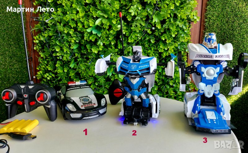 Полицейски коли. Трансформърси. Радиоуправляеми. , снимка 1