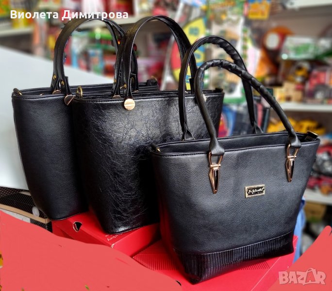 Луксозни дамски чанти, българско производство, с различен десен, снимка 1