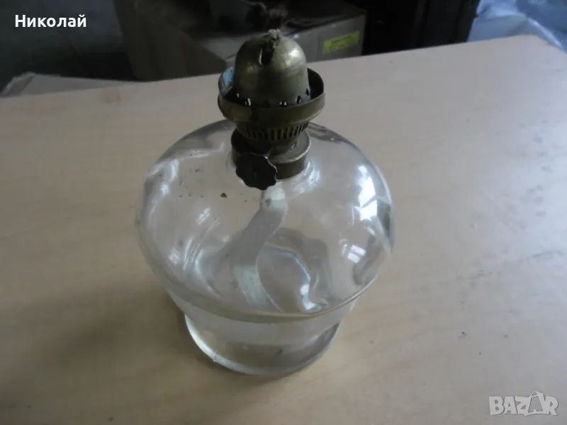 Старинна газена , газова лампа , снимка 1