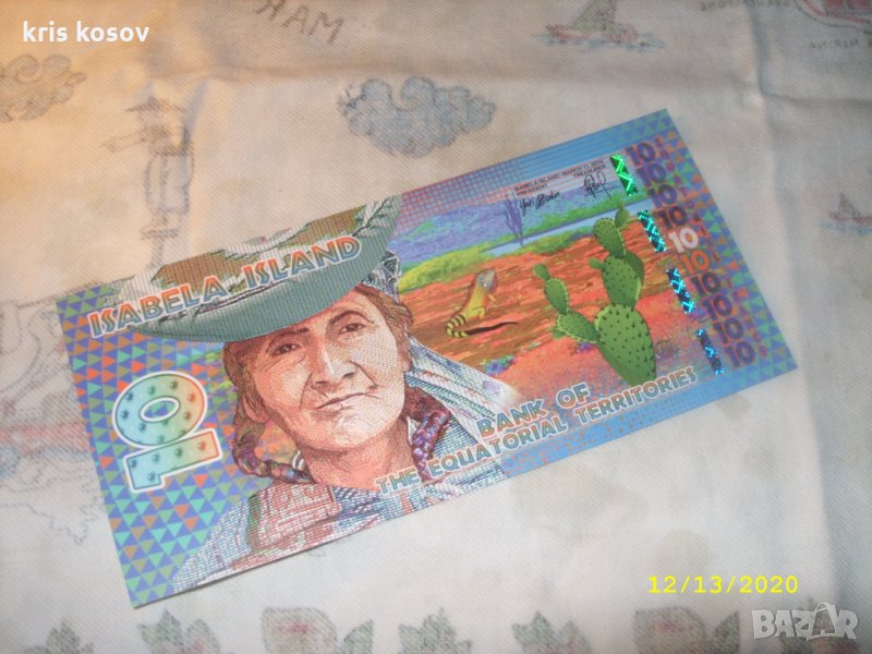 Екваториални територии 10 франка 2014 г, снимка 1