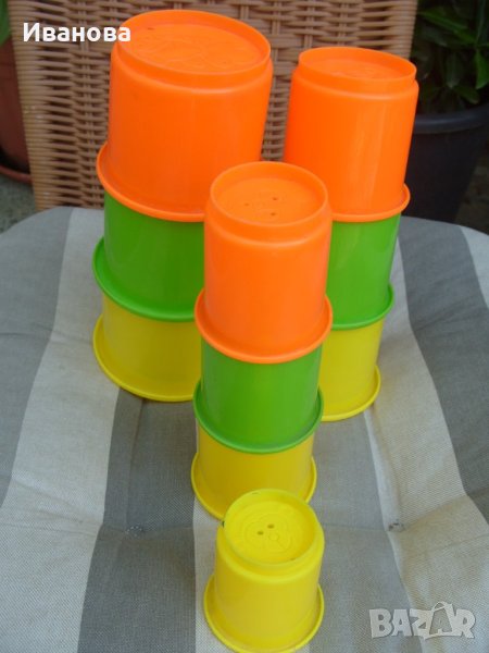 Сортер цветни кофички, снимка 1