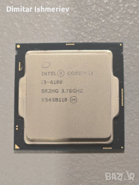 i3 6100 intel, снимка 1