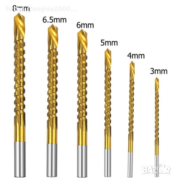 ПРОМО! Кобалтови свредла комплект 6 размера, снимка 1