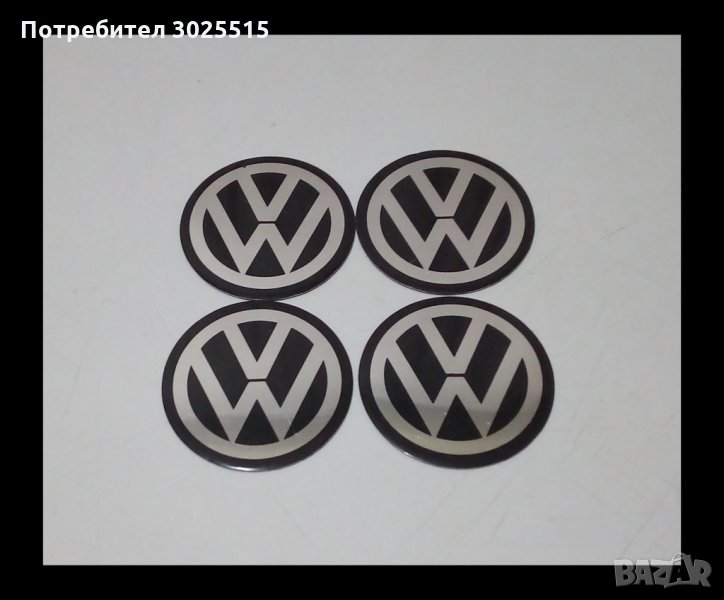 4 броя стикери за тасове и джанти VW , снимка 1