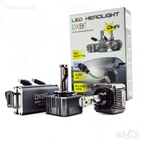 LED система DXBC D1S 12V 12000LM 100W, снимка 1