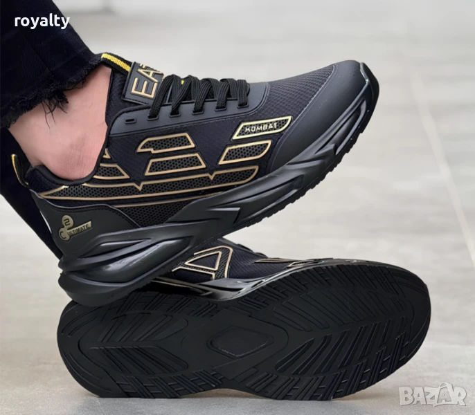 Emporio Armani 7 мъжки черни маратонки , снимка 1