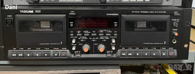 Професионален дек Tascam 322, снимка 1